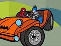 Permainan Buku Mewarna Kereta Superhero  talian