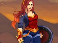 Permainan Pahlawan Amazon Mengenakan Wonder Woman talian