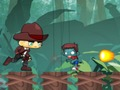 Permainan Lelaki melawan zombie talian