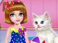 Permainan Kitty: penjagaan dan potong rambut  talian