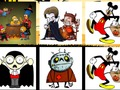 Permainan Halloween: kartun  talian