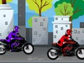 Permainan Perlumbaan motosikal matematik: perbandingan perlawanan  talian