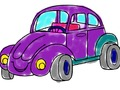 Permainan Buku Mewarna Kereta Kartun  talian
