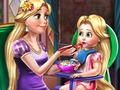 Permainan Rapunzel: memberi makan bayi  talian