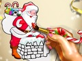 Permainan Mewarna Santa Krismas  talian