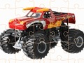 Permainan Cabaran Jigsaw Monster Truck talian