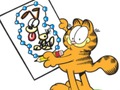 Permainan Garfield menyambungkan titik  talian