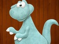 Permainan Dinosaur membetulkan tompok talian
