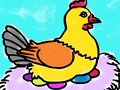 Permainan Buku Pewarna Ayam  talian