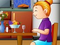 Permainan Jigsaw Makan Malam Keluarga  talian