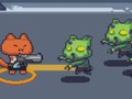 Permainan Kucing Penembak vs Zombie talian