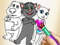 Permainan Buku mewarna Kitty  talian