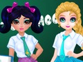Permainan Pertandingan Reka Bentuk Beg Sekolah Jacqueline dan Eliza talian