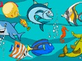 Permainan Perbezaan Ikan talian