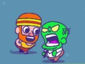Permainan Crossy Road Zombie talian