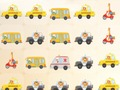 Permainan Haiwan Kartun Dalam Kereta Padanan 3 talian