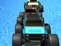 Permainan  perlumbaan trak raksasa di udara talian
