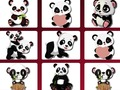 Permainan Tantangan Memori Panda Comel talian