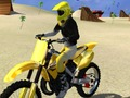 Permainan Lompatan Moto di Pantai talian
