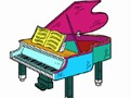 Permainan Kembali ke Sekolah: Buku Mewarna Piano talian