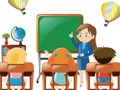 Permainan Teka-teki Kembali ke Sekolah talian