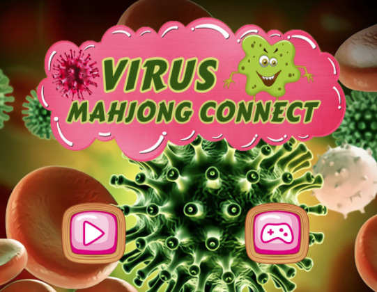 Permainan Sambungan Mahjong Virus talian