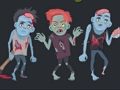 Permainan Pewarnaan Zombie dan Skelet talian