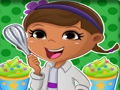 Permainan Dottie Doc Mcstuffins Pembuat Cupcake talian