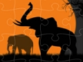 Permainan Teka Siluet Gajah talian
