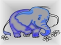 Permainan Pewarna Gajah Bayi  talian