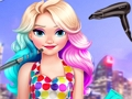 Permainan Gaya Rambut Neon Eliza  talian