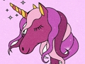 Permainan Buku Mewarnai Unicorn Glitter  talian
