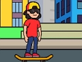 Permainan Skateboard Wheelie talian