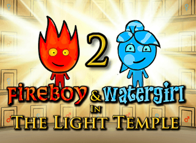 Permainan Fireboy dan Watergirl 2 di Kuil Cahaya talian