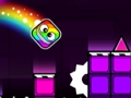 Permainan Geometry Dash: Pelangi Neon  talian