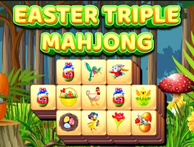 Permainan Triple Mahjong Paskah  talian