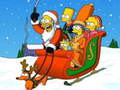 Permainan Teka-teki Jigsaw Krismas Simpsons  talian