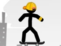 Permainan Skater Stickman  talian