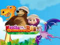 Permainan Dinosaur Masha dan Beruang  talian