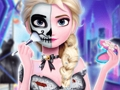 Permainan Tatu Pesta Halloween Elsa  talian