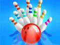 Permainan Bowling memukul 3D talian