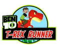 Permainan Pelari T-Rex Ben 10  talian