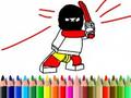 Permainan Kembali ke Sekolah: Buku Mewarna Hero talian