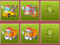 Permainan Memori Trak Krismas  talian
