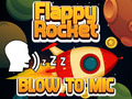 Permainan Roket Flappy Dengan Tiupan talian