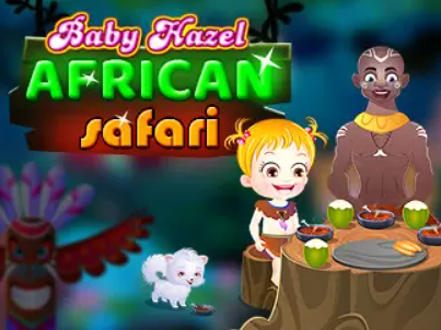 Permainan Baby Hazel: safari Afrika talian