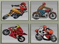 Permainan Ingatan motosikal perlumbaan talian