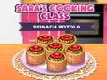 Permainan Kelas Memasak Sara: Rotolo Bayam talian