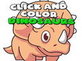Permainan Klik Dan Warna Dinosaur  talian