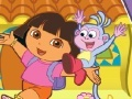 Permainan Dora the Explorer mencapai kasut  talian
